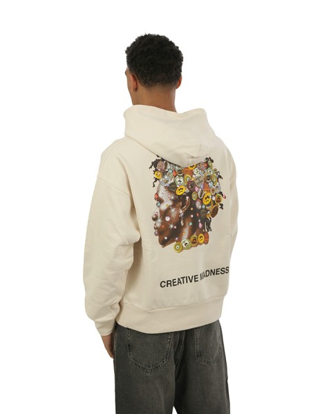 Felpa Barrow Con Cappuccio Vanilla